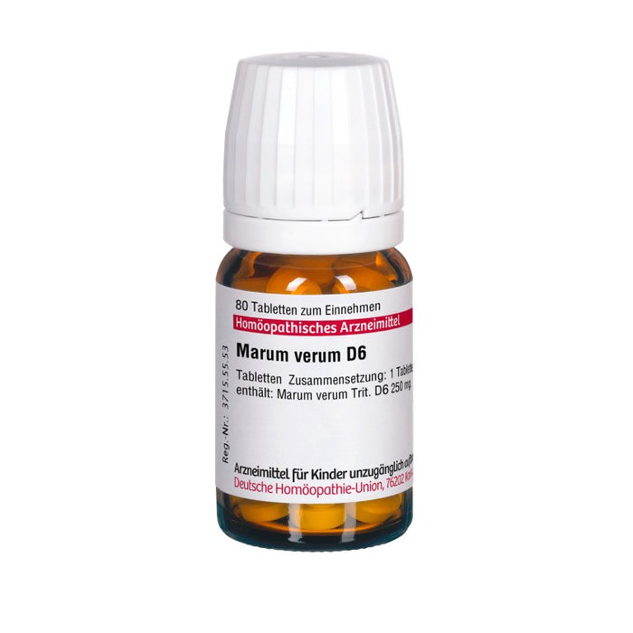 Marum verum D6 DHU Tabletten, 80 pc Tablettes