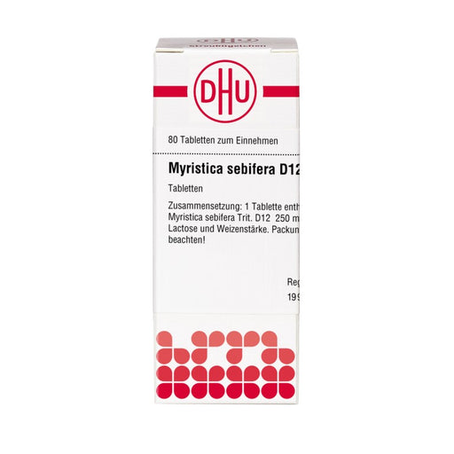 DHU Myristica Sebifera D 12 Tabletten, 80 St. Tabletten