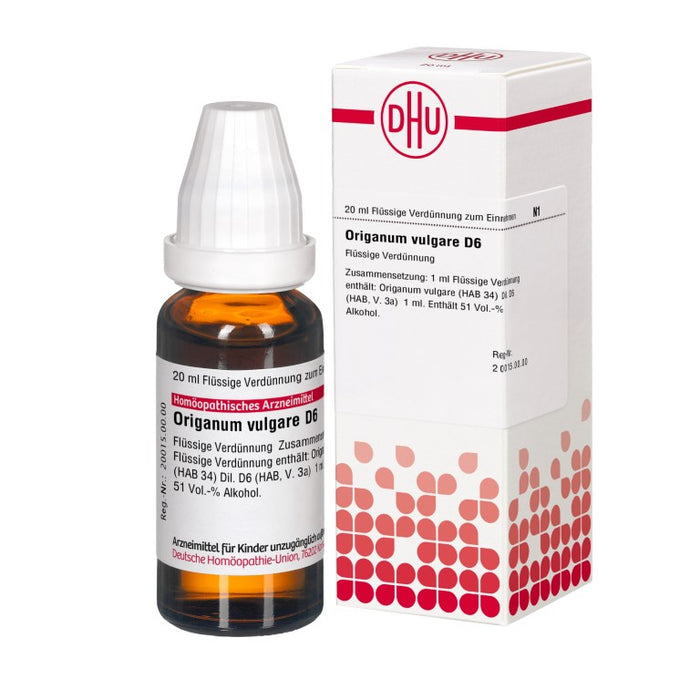 Origanum vulgare D6 DHU Dilution, 20 ml Solution