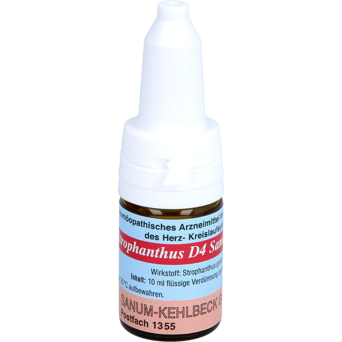 SANUM-KEHLBECK Strophanthus D4 Sanum flüssige Verdünnung bei Erkrankungen des Herz-Kreislaufsystems, 10 ml Solution