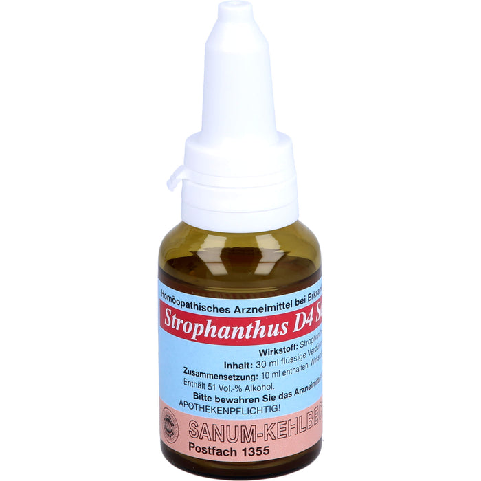 SANUM-KEHLBECK Strophanthus D4 Sanum flüssige Verdünnung bei Erkrankungen des Herz-Kreislaufsystems, 30 ml Lösung