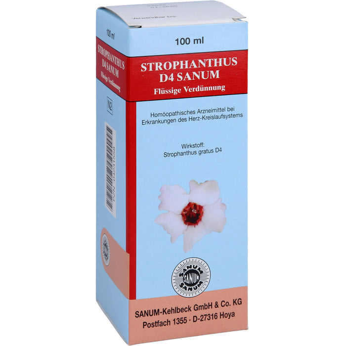 SANUM-KEHLBECK Strophanthus D4 Sanum flüssige Verdünnung bei Erkrankungen des Herz-Kreislaufsystems, 100 ml Solution