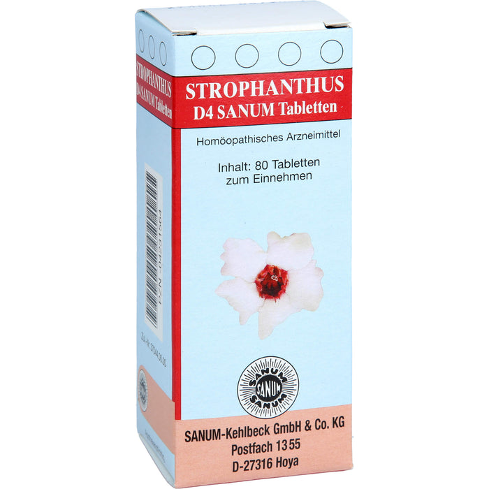 SANUM-KEHLBECK Strophanthus D4 Sanum Tabletten, 80 St. Tabletten