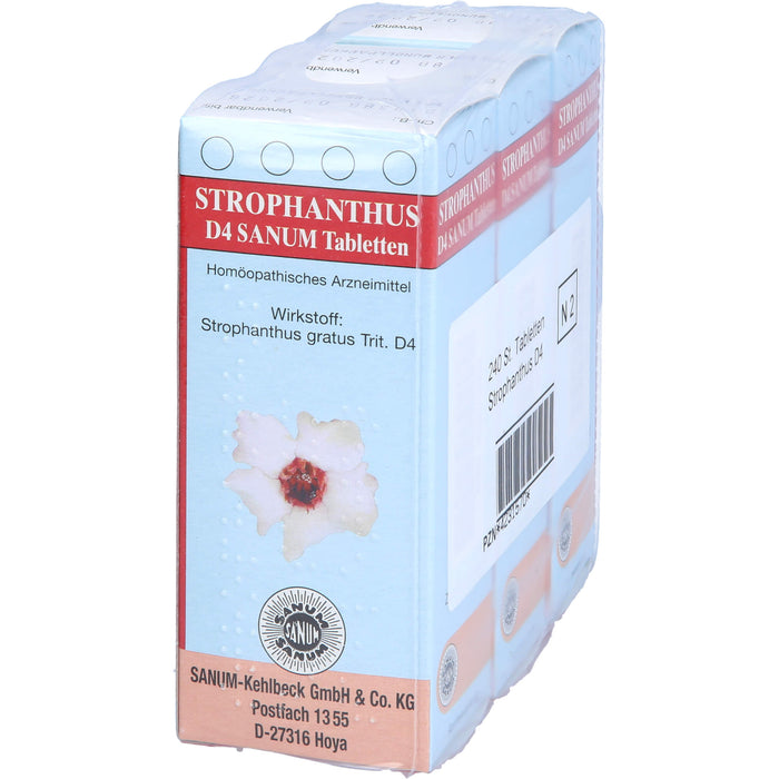 SANUM-KEHLBECK Strophanthus D4 Sanum Tabletten, 240 pc Tablettes