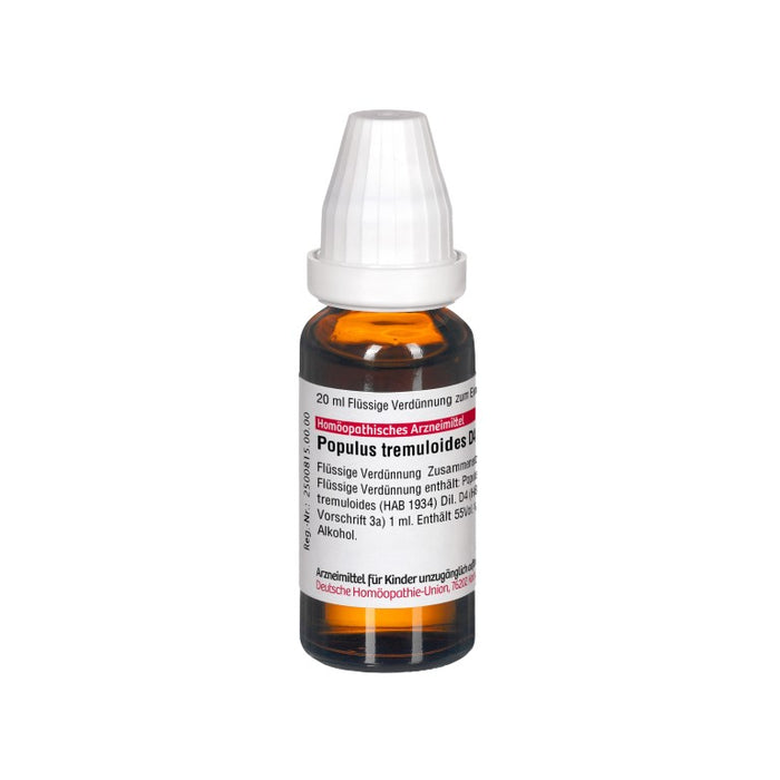 DHU Populus tremuloides D4 Dilution, 20 ml Solution