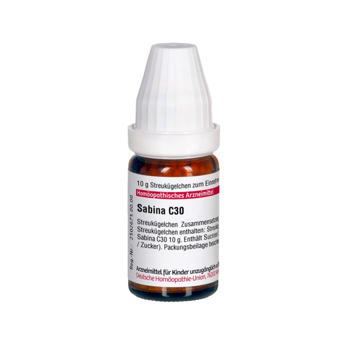 Sabina C30 DHU Globuli, 10 g Globules