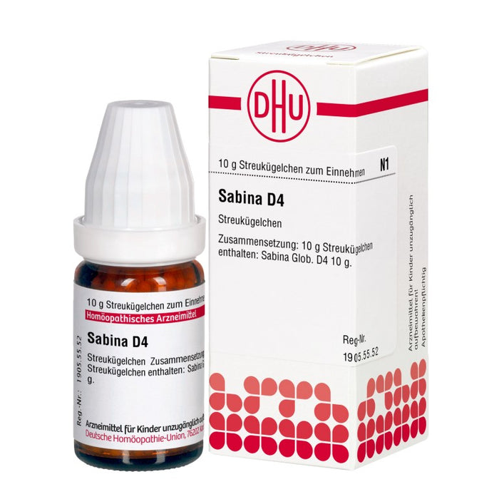 Sabina D4 DHU Globuli, 10 g Globules
