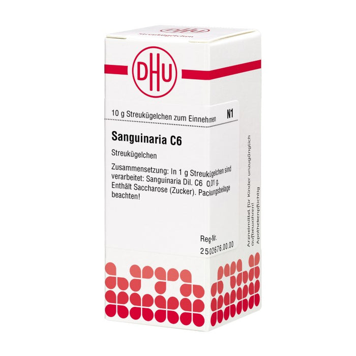 Sanguinaria C6 DHU Globuli, 10 g Globules