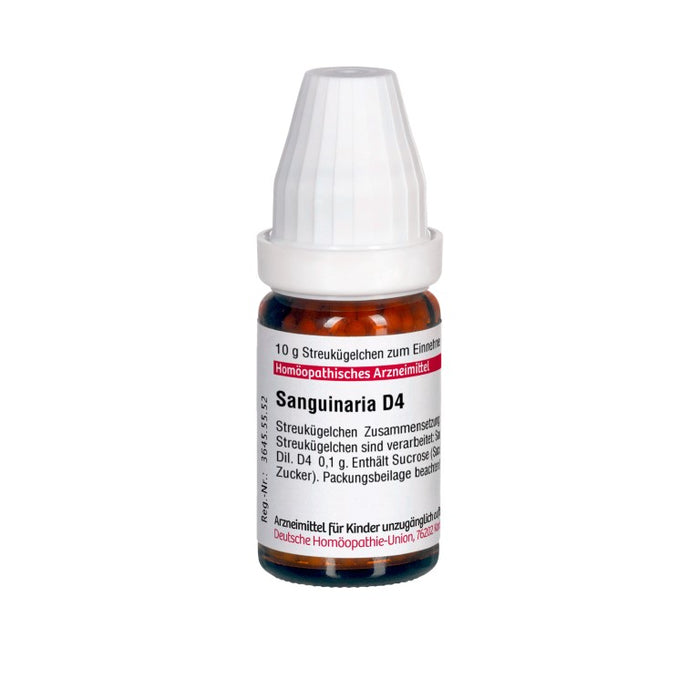 Sanguinaria D4 DHU Globuli, 10 g Globules
