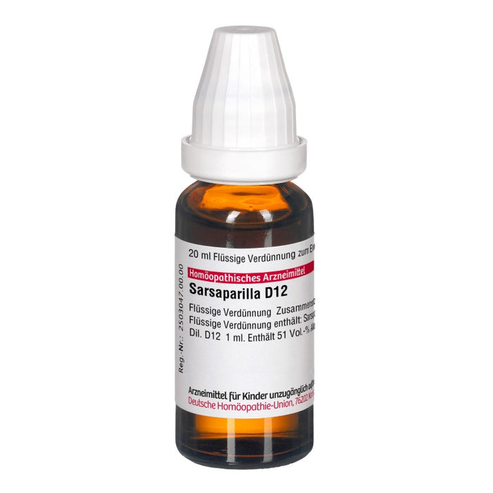 DHU Sarsaparilla D12 Dilution, 20 ml Solution