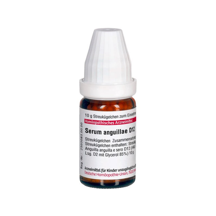 Serum anguillae D12 DHU Globuli, 10 g Globules
