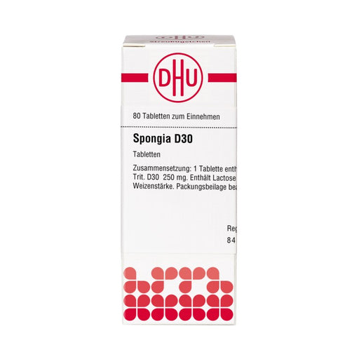 DHU Spongia D30 Tabletten, 80 St. Tabletten