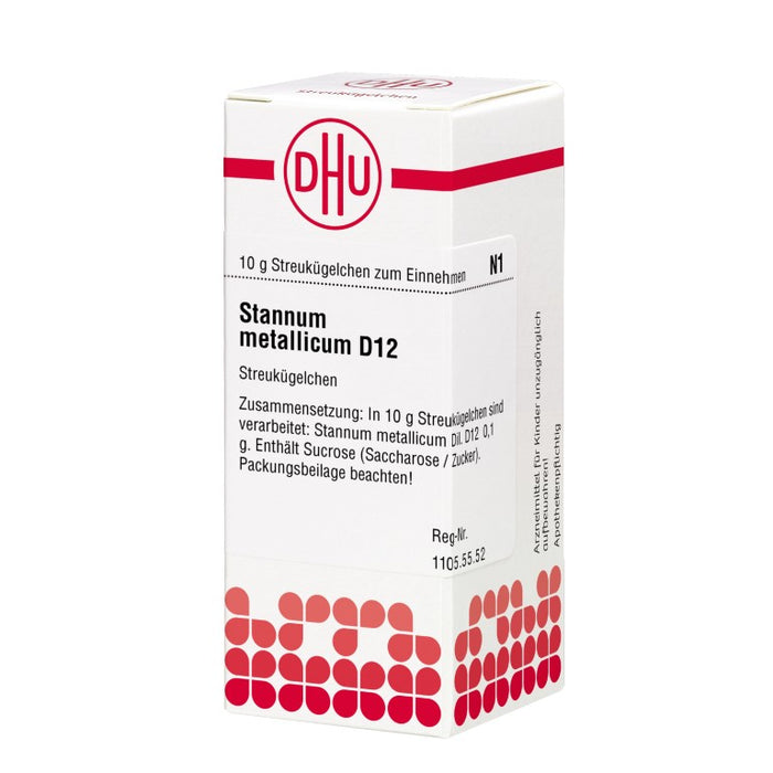 Stannum metallicum D12 DHU Globuli, 10 g Globules