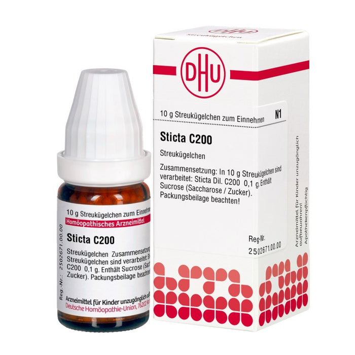 Sticta C200 DHU Globuli, 10 g Globules