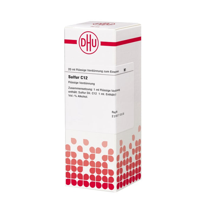 DHU Sulfur C12 Dilution, 20 ml Solution