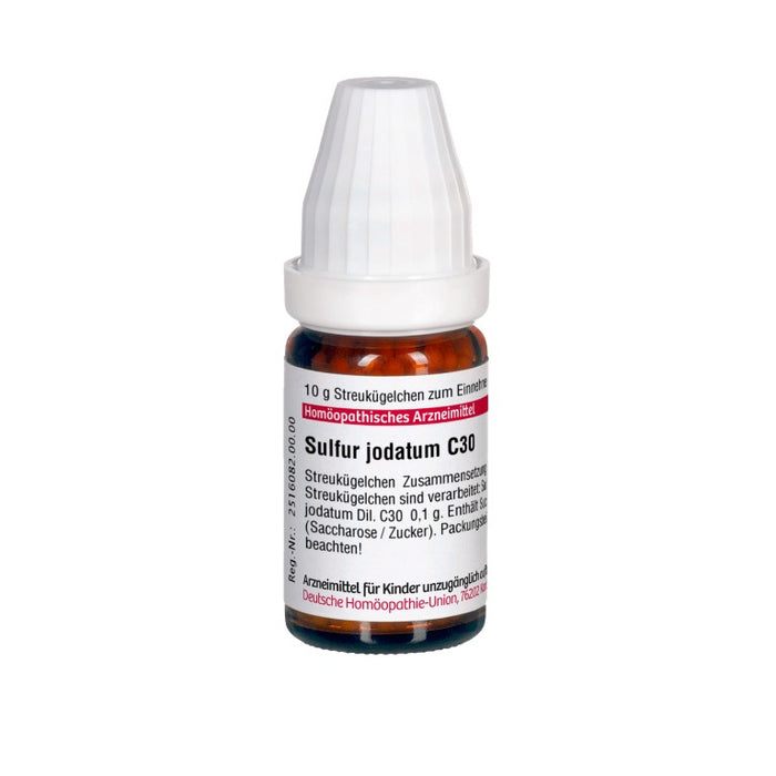 Sulfur jodatum C30 DHU Globuli, 10 g Globules