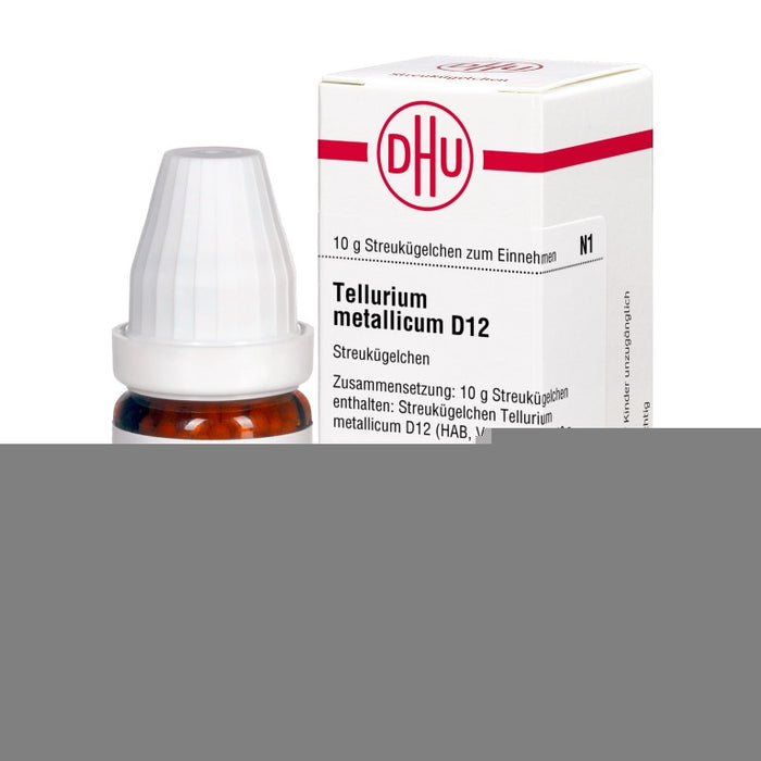 Tellurium metallicum D12 DHU Globuli, 10 g Globules