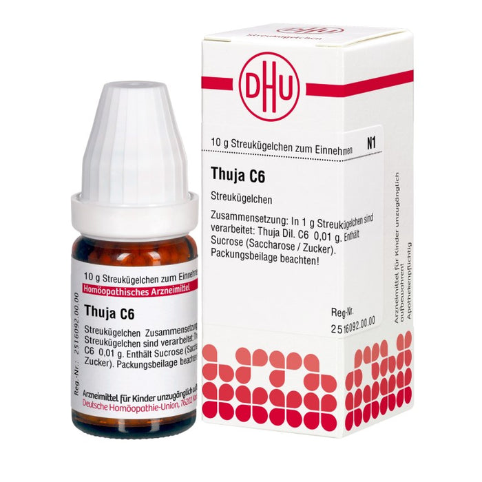 DHU Thuja C6 Streukügelchen, 10 g Globules