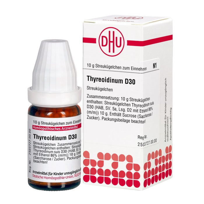 Thyreoidinum D30 DHU Globuli, 10 g Globules