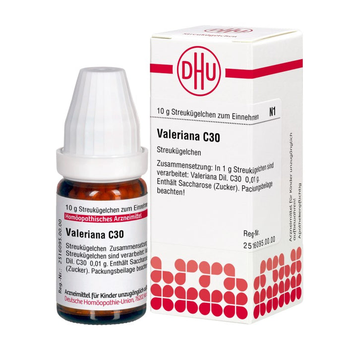 Valeriana C30 DHU Globuli, 10 g Globules