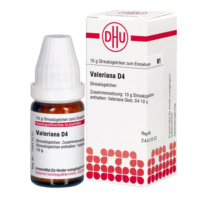 Valeriana D4 DHU Globuli, 10 g Globules
