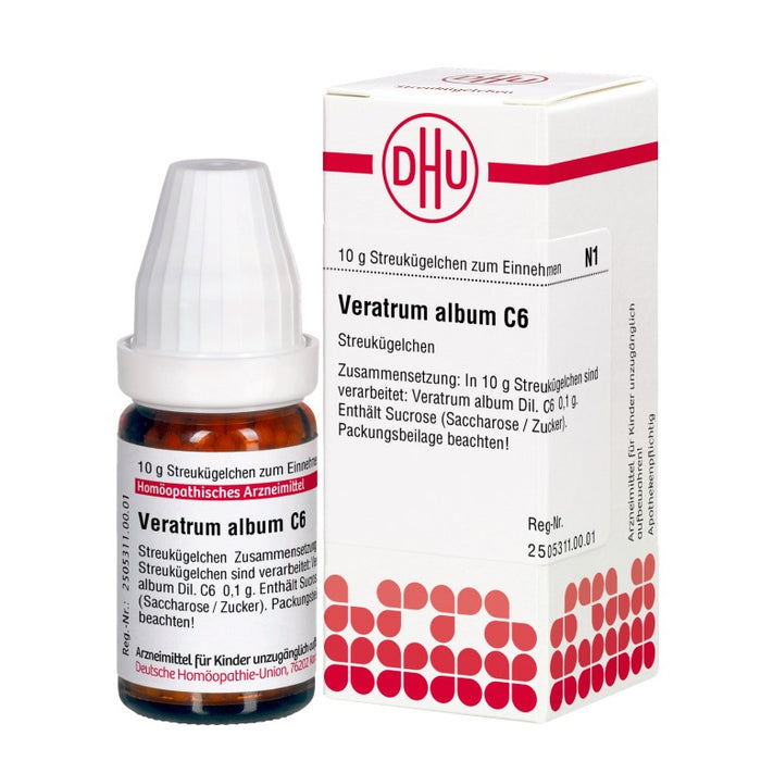 Veratrum album C6 DHU Globuli, 10 g Globules