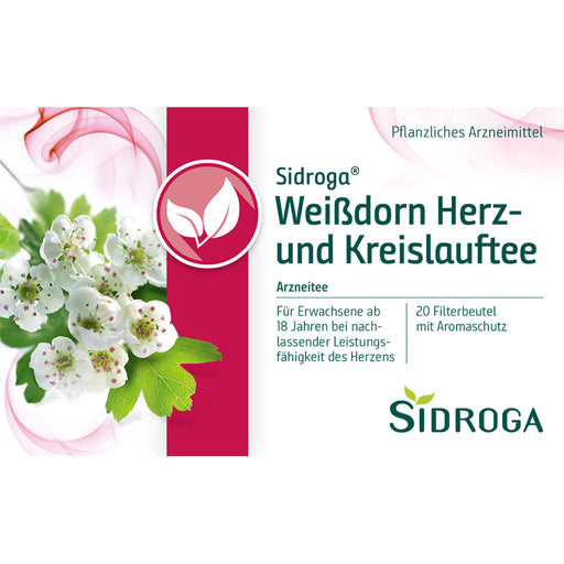 Sidroga Weißdorn Herz-und Kreislauftee, 20 St. Filterbeutel