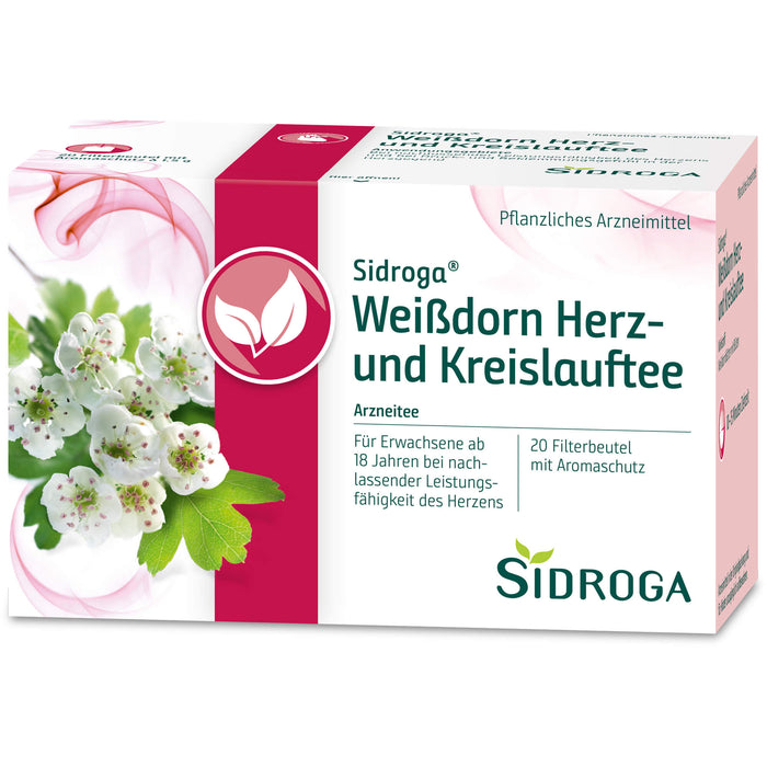 Sidroga Weißdorn Herz-und Kreislauftee, 20 pcs. Filter bag