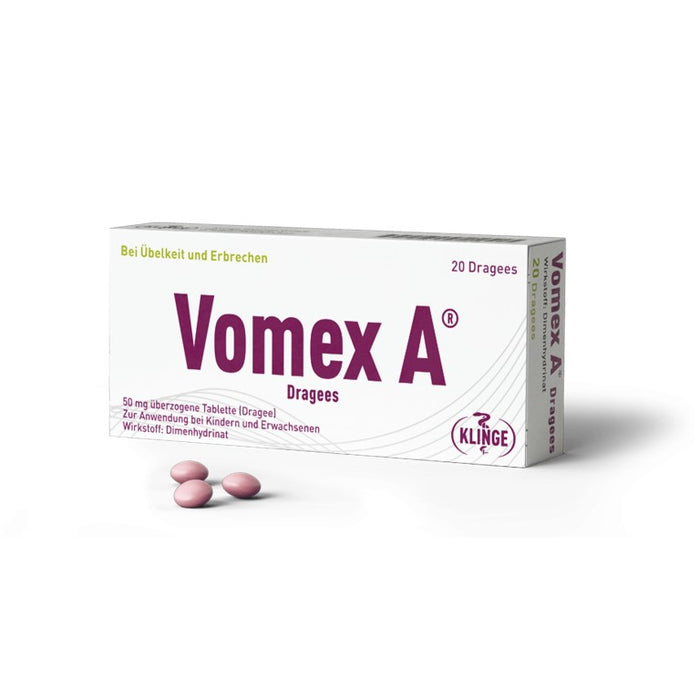 Vomex A Dragees, 20.0 St. Tabletten