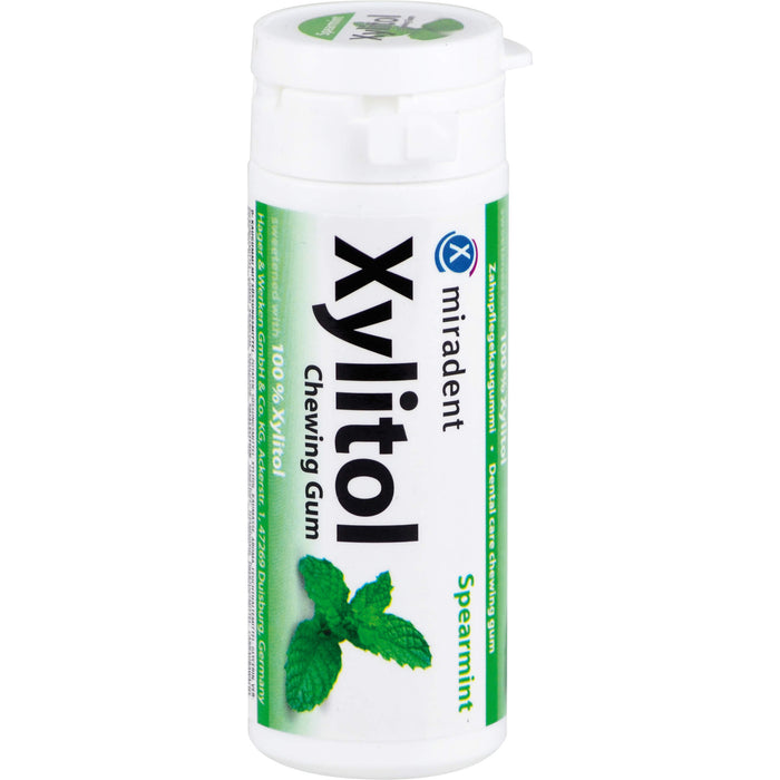 MIRADENT XYLITOL GUM SPEARMINT, 30 pcs. Chewing gum