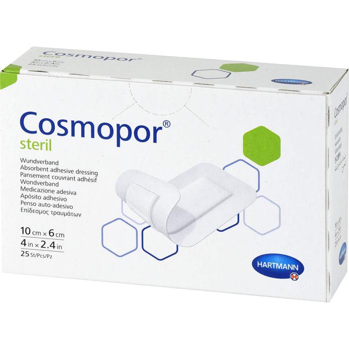 COSMOPOR STERIL 10X6CM, 25 St PFL