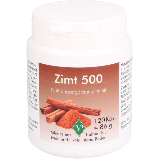 VELAG Zimt 500 Kapseln, 120 St. Kapseln