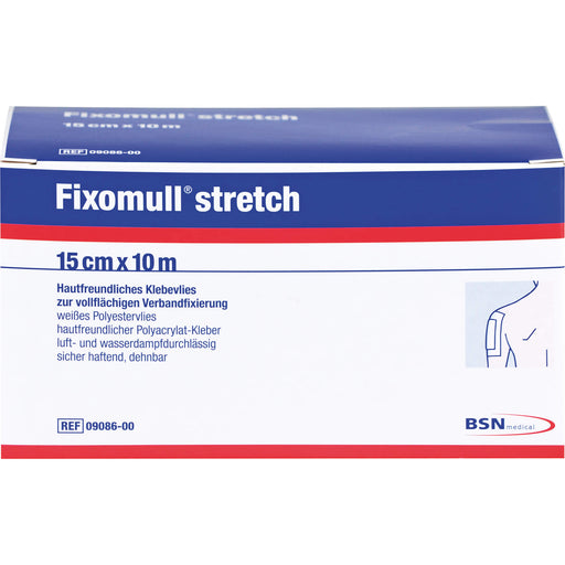 Fixomull stretch 10 m x 15 cm hautfreundliches Klebevlies, 1 St. Pflaster