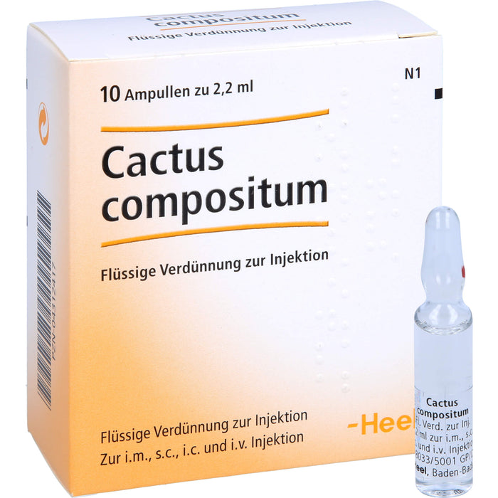 Cactus compositum Amp., 10 pc Ampoules