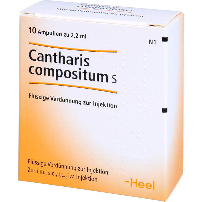 Cantharis compositum S Inj.-Lsg., 10 pc Ampoules