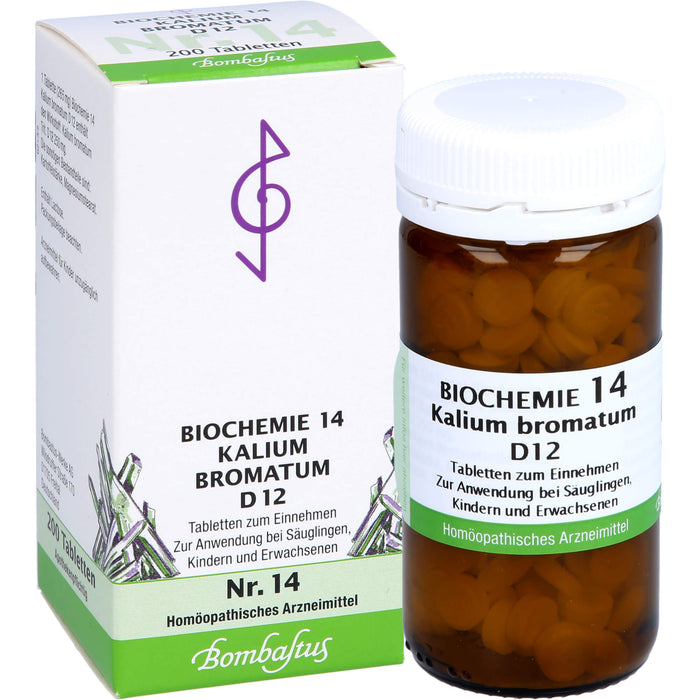 Biochemie 14 Kalium bromatum Bombastus D12 Tbl., 200 St TAB