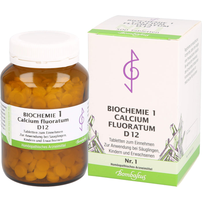 Biochemie 1 Calcium fluoratum Bombastus D12 Tbl., 500 St TAB