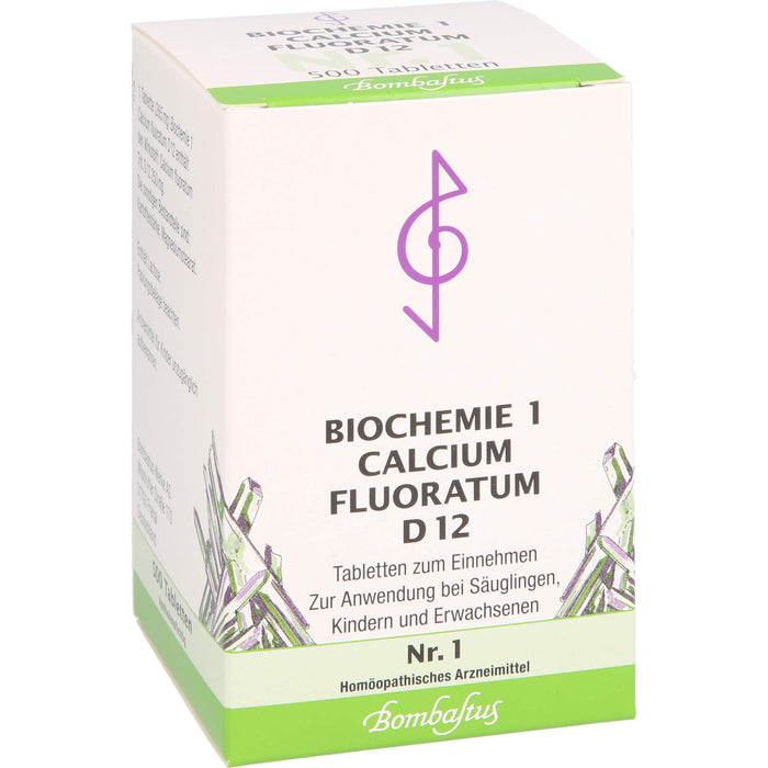 Biochemie 1 Calcium fluoratum Bombastus D12 Tbl., 500 St TAB