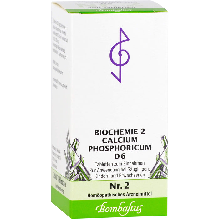 Biochemie 2 Calcium phosphoricum Bomastus D6 Tbl., 200 St TAB