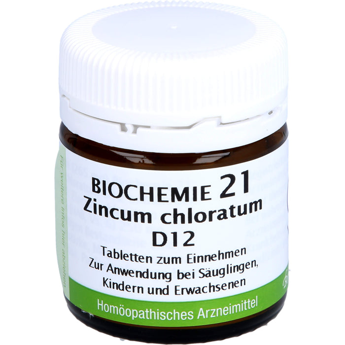 Biochemie 21 Zincum chloratum Bombastus D12 Tbl., 80 St TAB