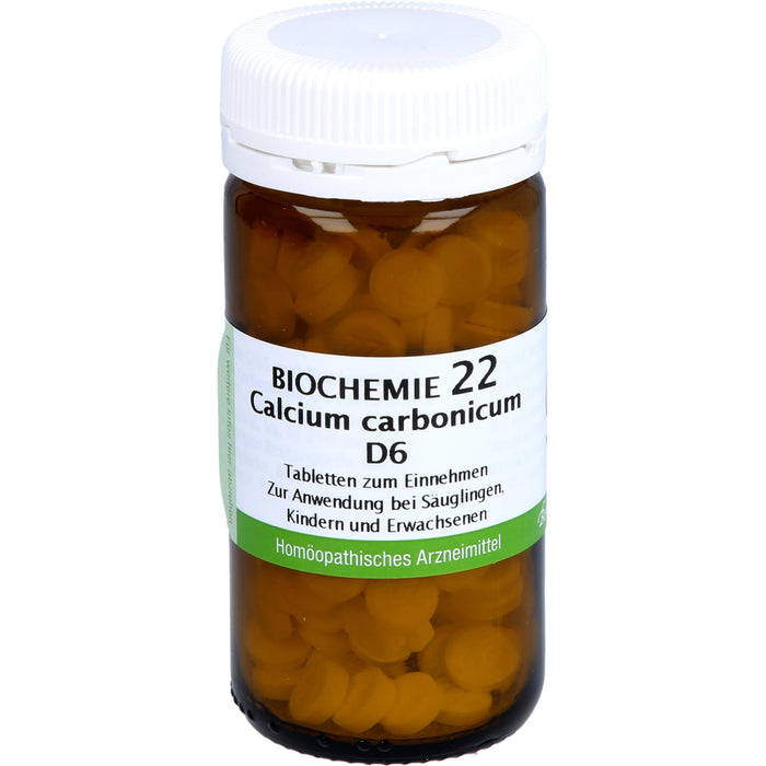 Bombastus Biochemie 22 Calcium carbonicum D6 Tabletten, 200 pc Tablettes