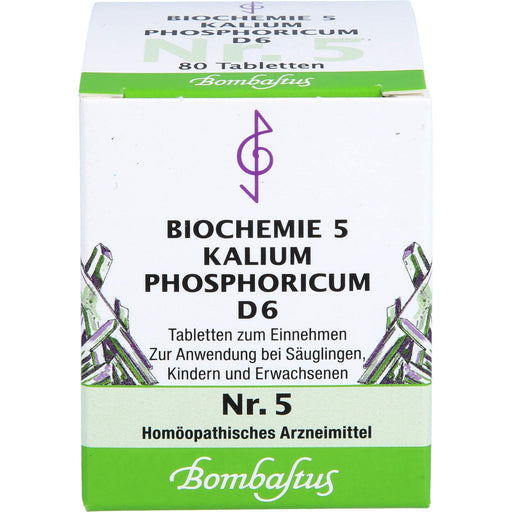 Bombastus Biochemie 5 Kalium phosphoricum D6 Tabletten, 80 St. Tabletten