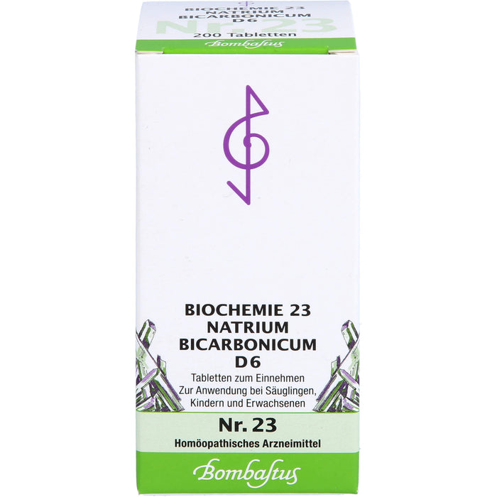 Biochemie 23 Natrium bicarbonicum Bombastus D6 Tbl., 200 St TAB