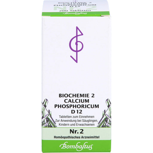 Biochemie 2 Calcium phosphoricum Bomastus D12 Tbl., 200 St TAB