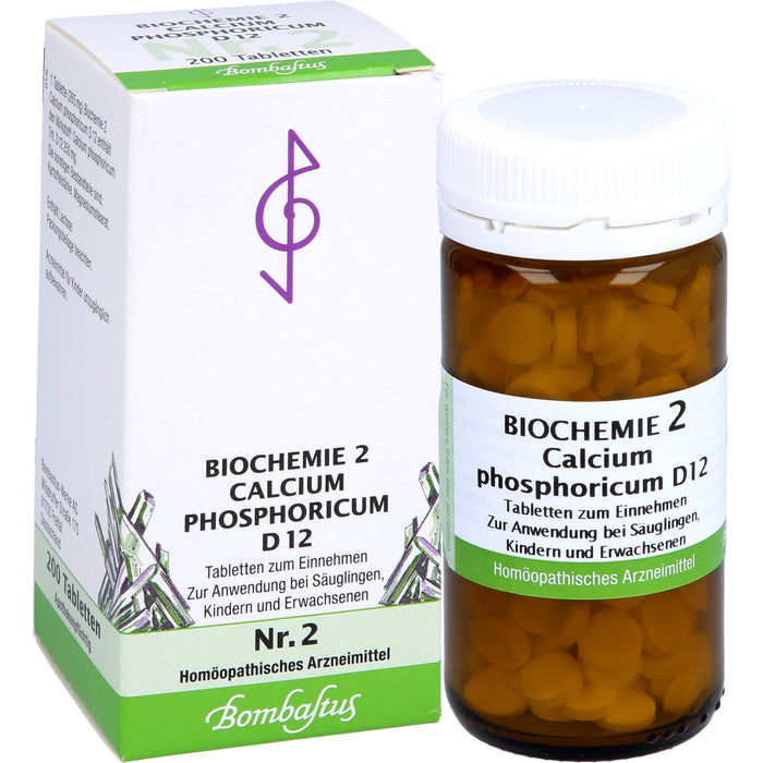 Biochemie 2 Calcium phosphoricum Bomastus D12 Tbl., 200 St TAB