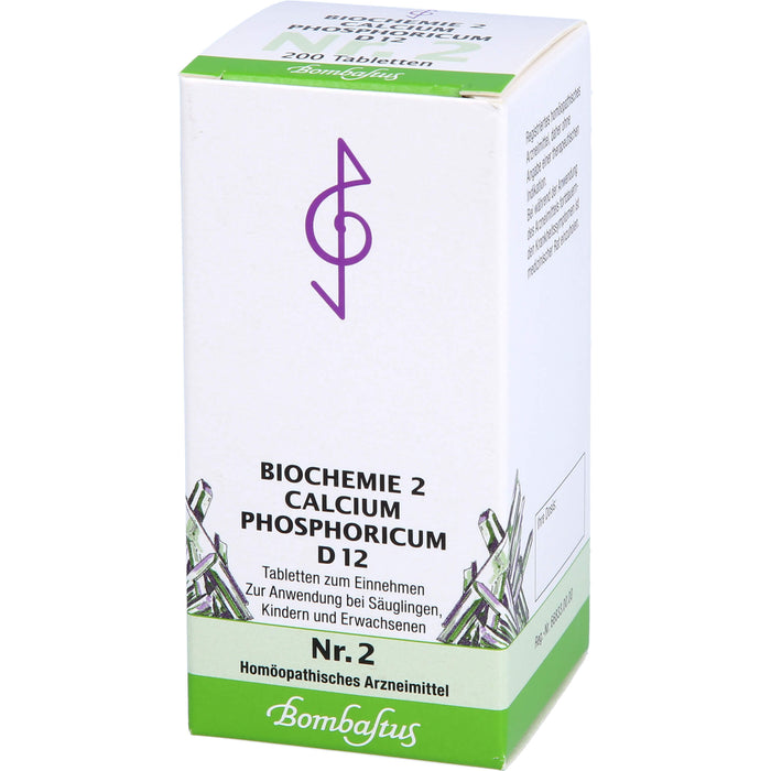 Biochemie 2 Calcium phosphoricum Bomastus D12 Tbl., 200 St TAB