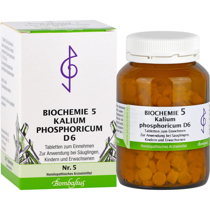 Bombastus Biochemie 5 Kalium phosphoricum D6 Tabletten, 500 pc Tablettes