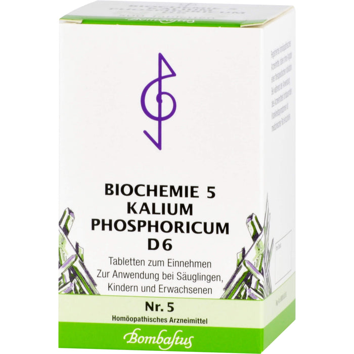 Bombastus Biochemie 5 Kalium phosphoricum D6 Tabletten, 500 pc Tablettes