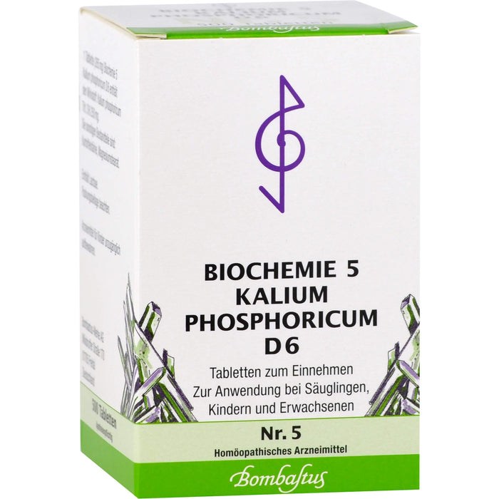 Bombastus Biochemie 5 Kalium phosphoricum D6 Tabletten, 500 pc Tablettes