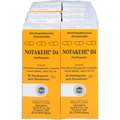 SANUM-KEHLBECK Notakehl D4 Kapseln, 200 St. Kapseln
